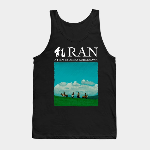 Akira Kurosawa - Ran Illustration with Title Tank Top by burrotees